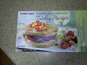 Trader Joe's Pesto Parmesan Turkey Burgers