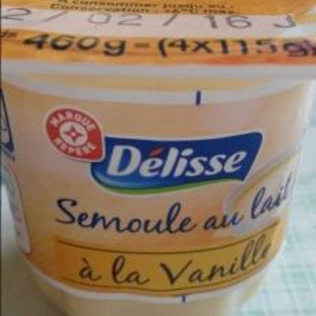 Delisse Semoule au Lait Saveur Vanille