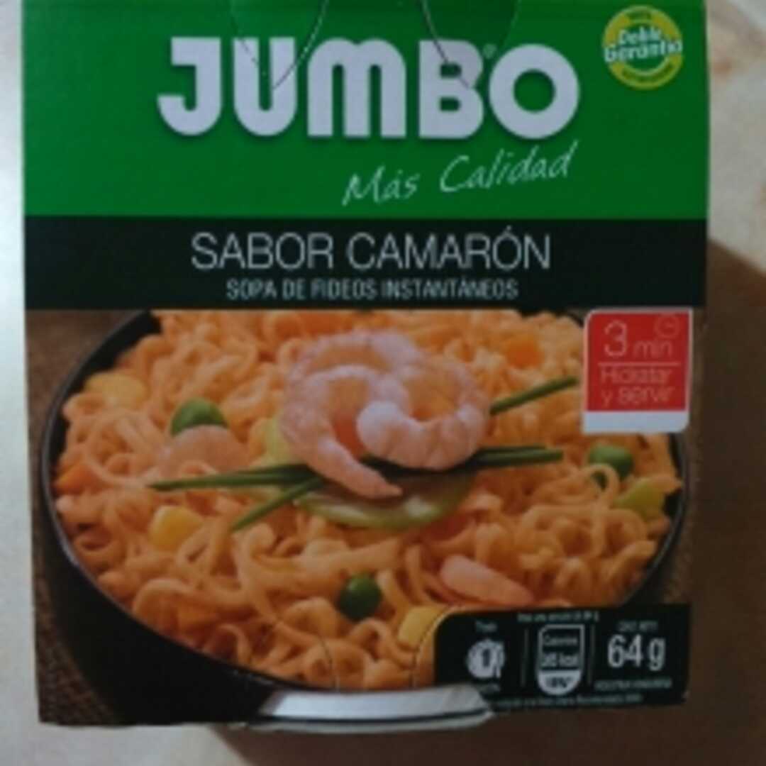 Jumbo Sopa de Fideos Instantáneos Sabor Camarón