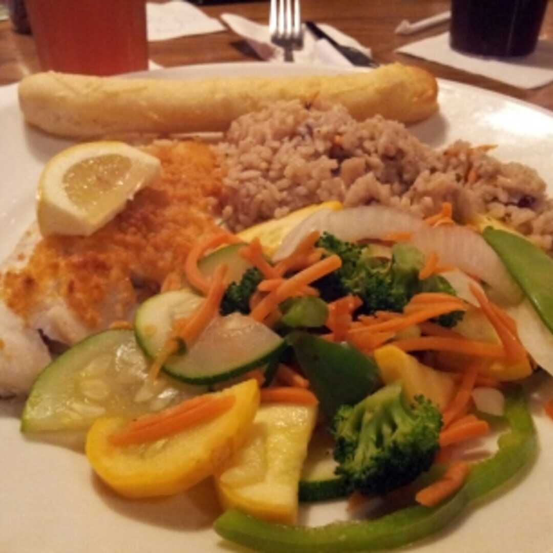 Uno Chicago Grill Baked Haddock