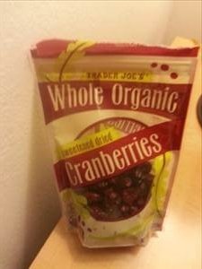 Trader Joe's Whole Organic Sweetened Dried Cranberries