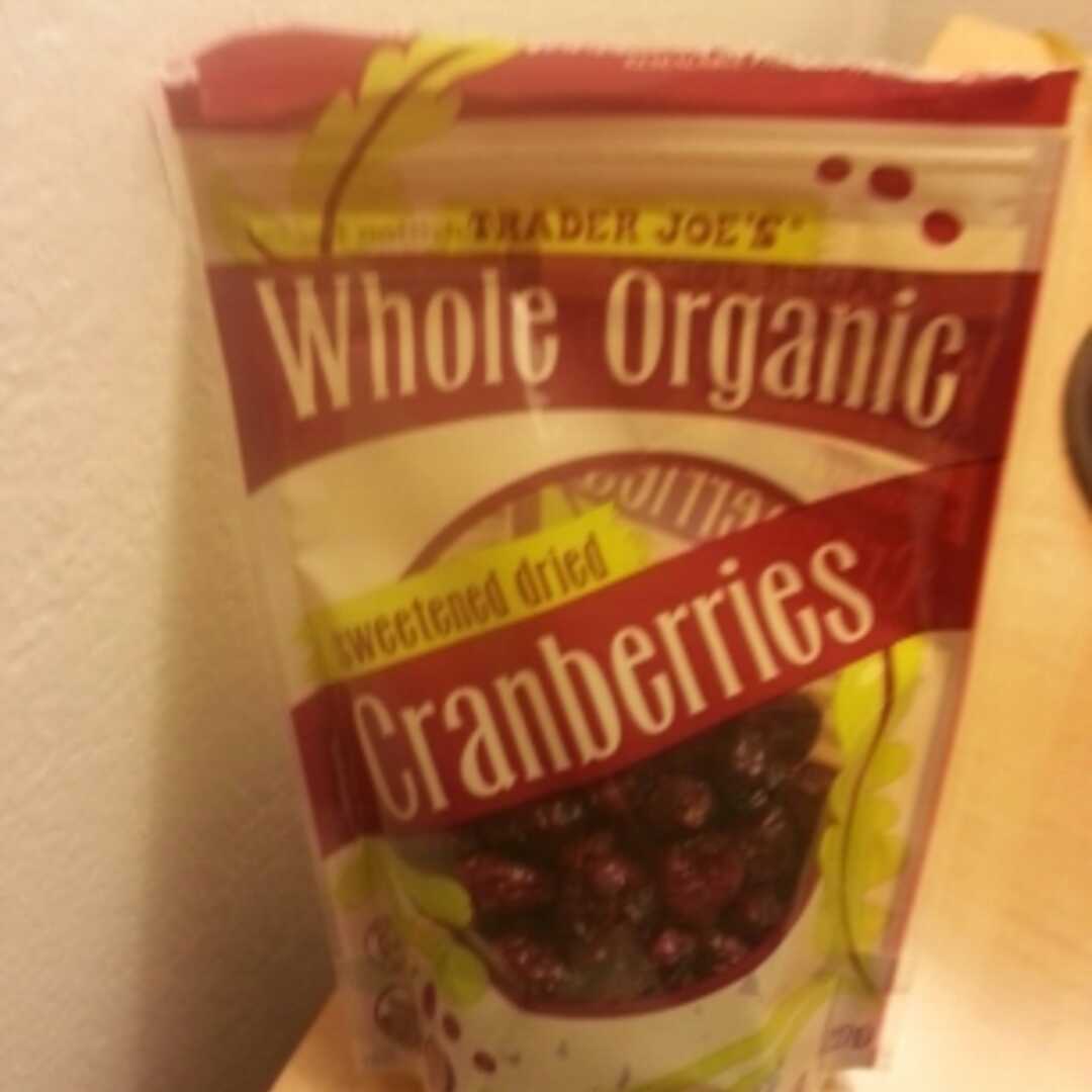 Trader Joe's Whole Organic Sweetened Dried Cranberries