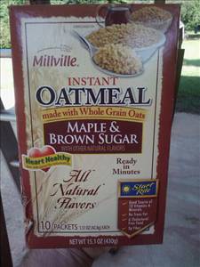 Millville Instant Oatmeal - Maple Brown Sugar