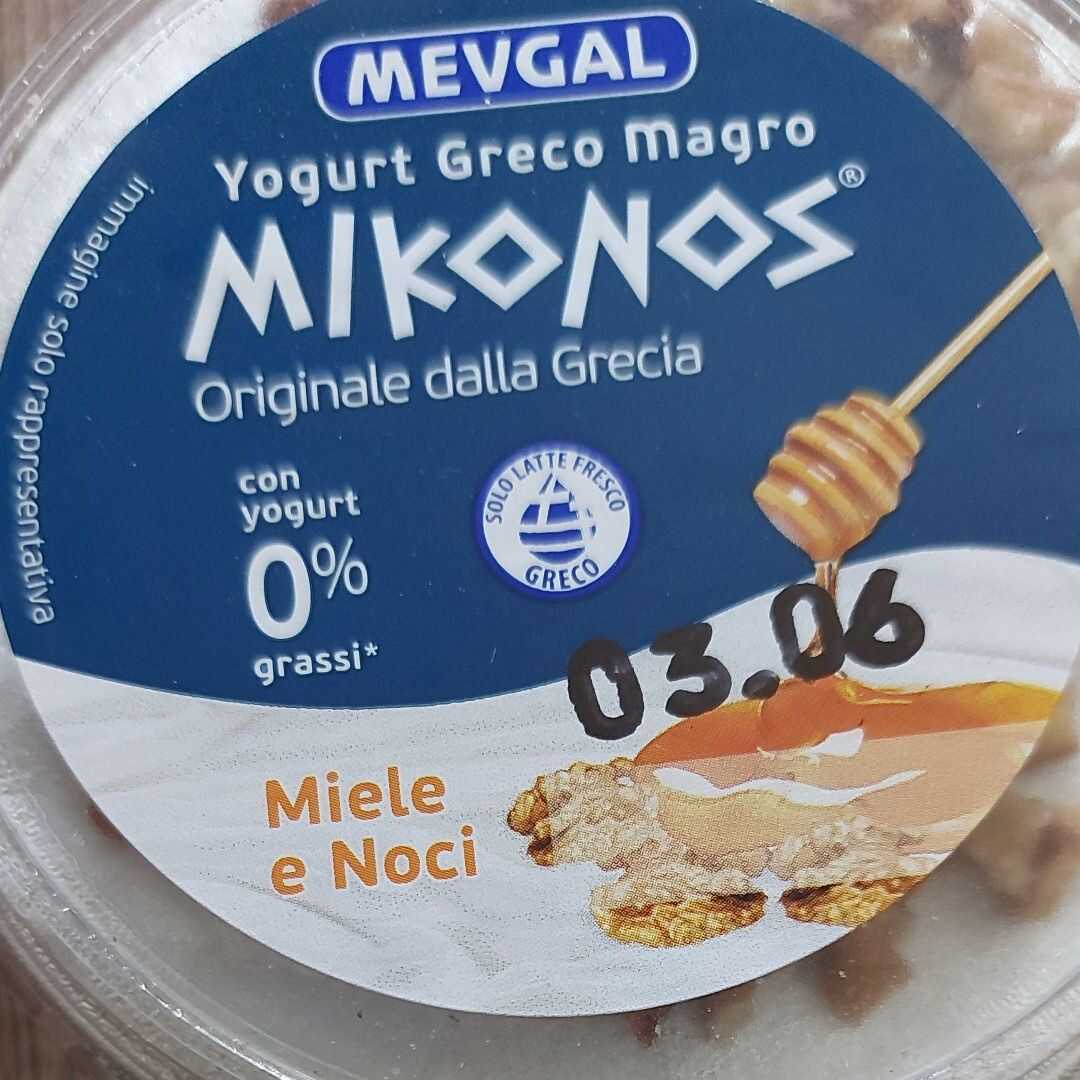 Calorie in Mevgal Yogurt Greco Magro Mikonos Miele e Noci e Valori  Nutrizionali