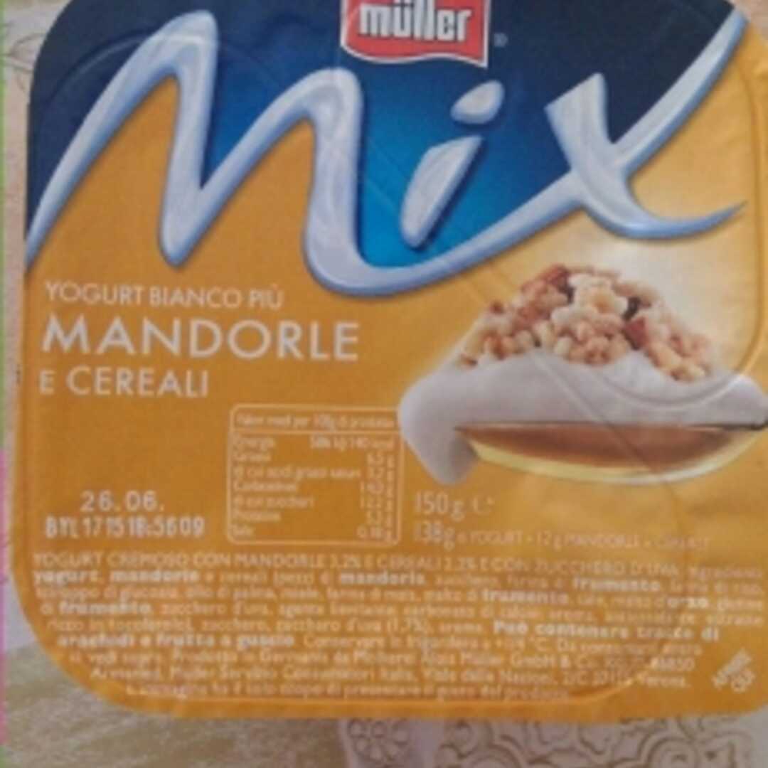 Muller Mix Yogurt Bianco Più Mandorle e Cereali