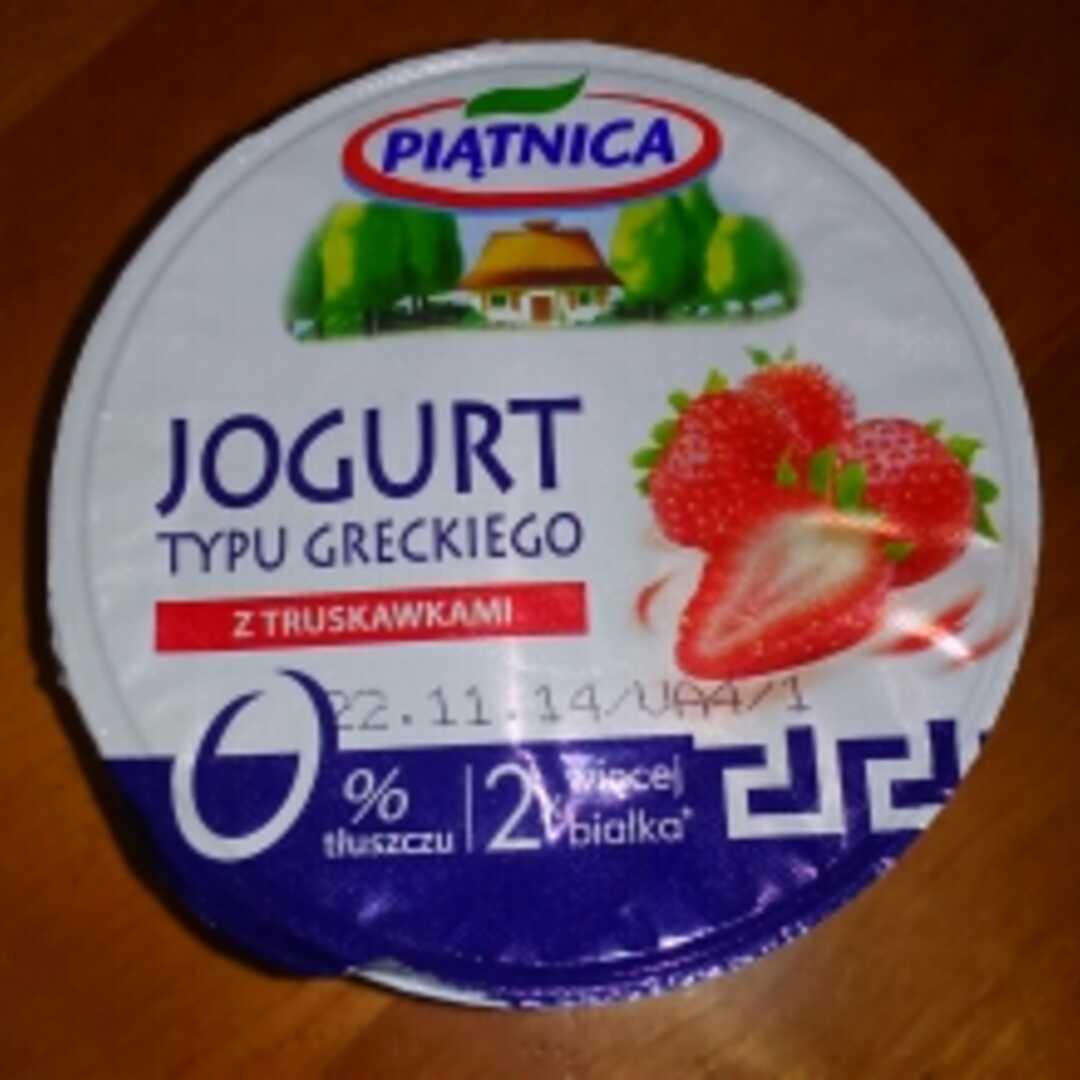 Piątnica Jogurt Typu Greckiego z Truskawkami 0%