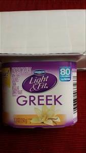 Dannon Light & Fit Greek Yogurt - Vanilla (150g)