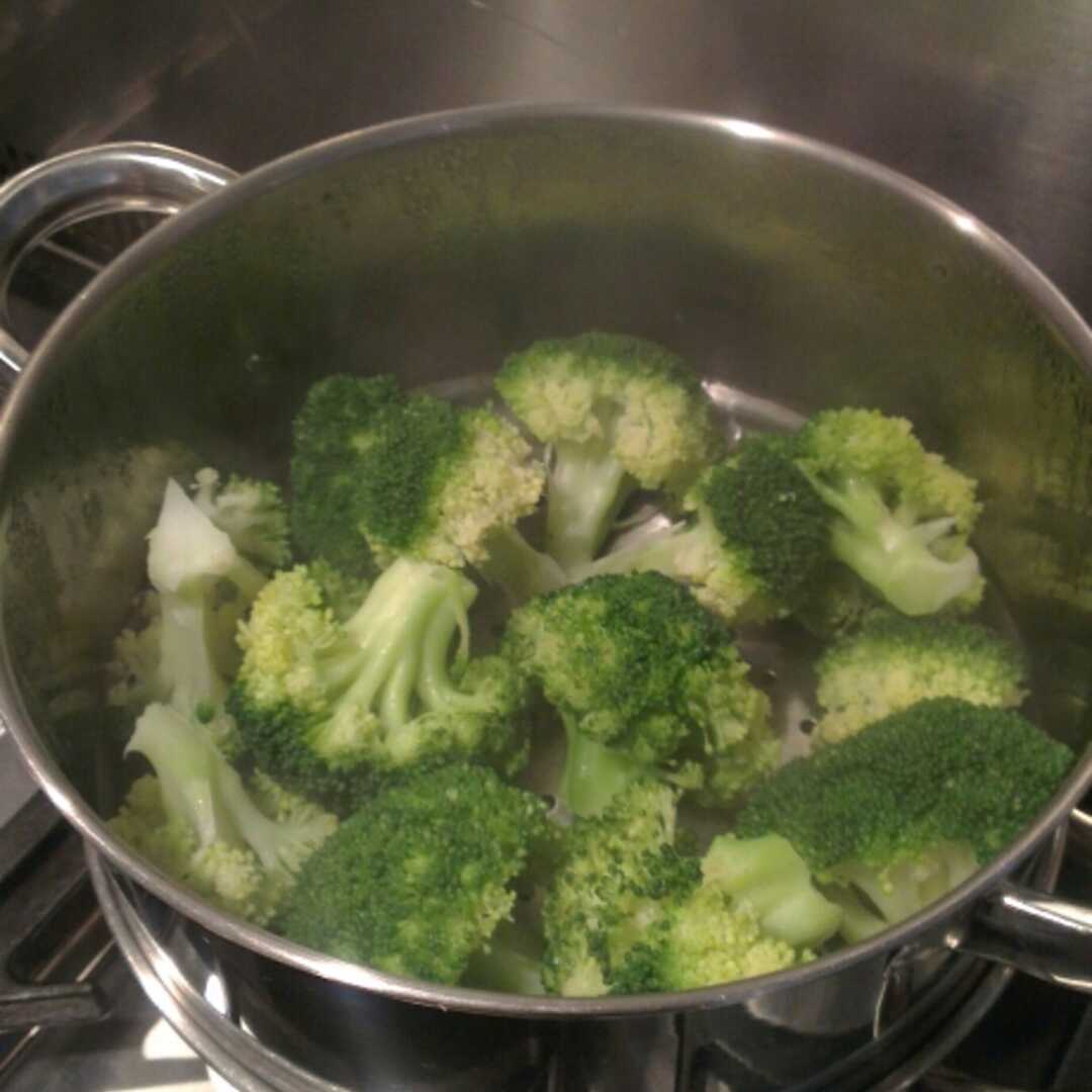 Gekookte Broccoli (Vers, zonder Olie Bereid)