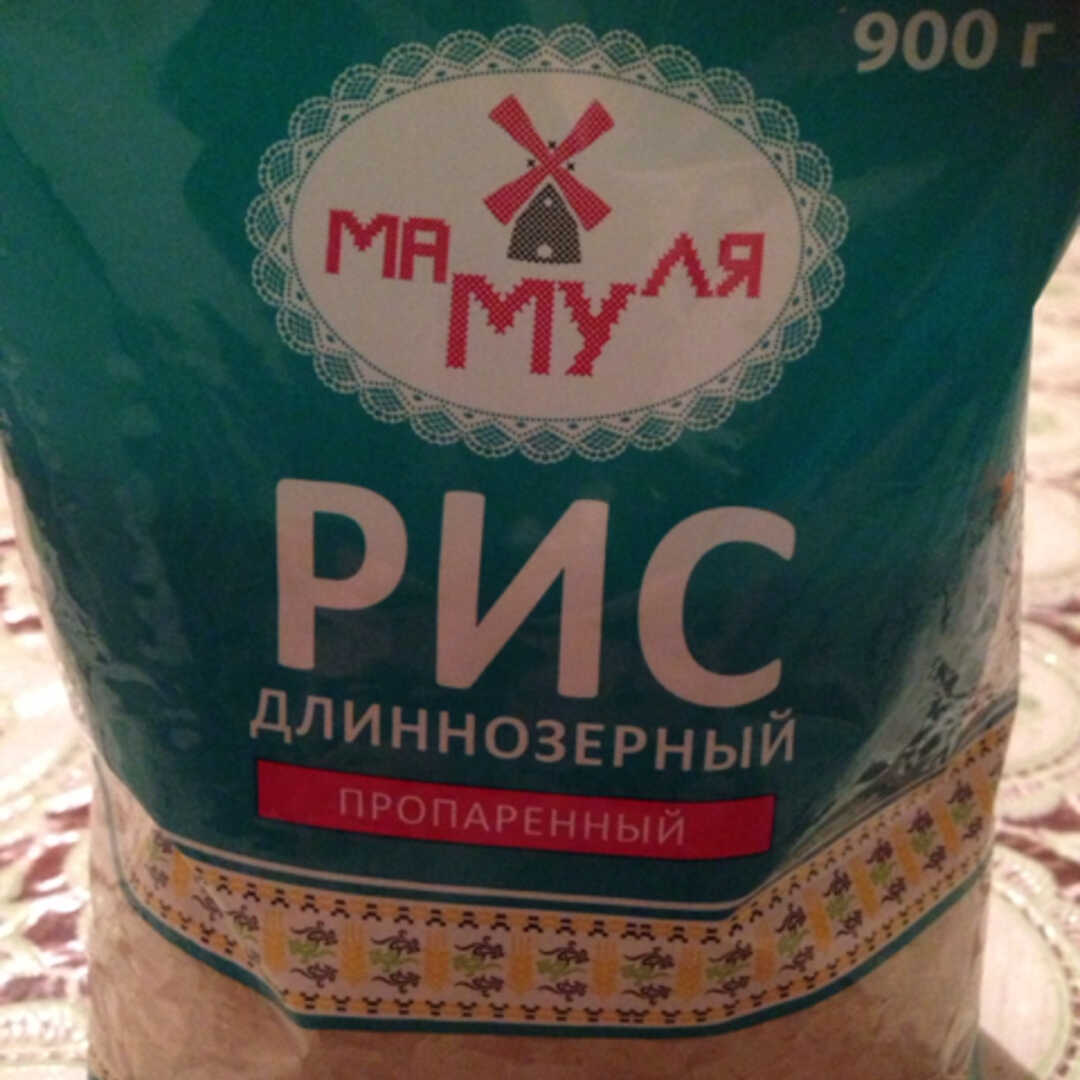 Мамуля Рис Длиннозерный Пропаренный