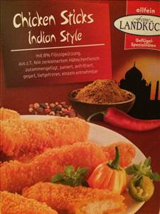 Feine Landküche Chicken Sticks Indian Style