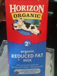 Horizon Organic 2% Reduced Fat Milk with DHA Omega-3