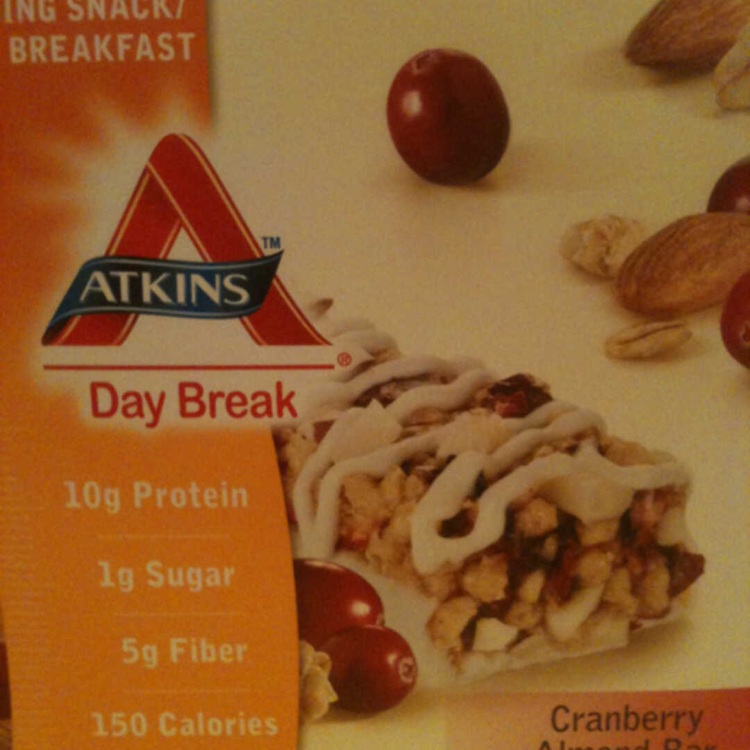 Atkins Snack Cranberry Almond Bar
