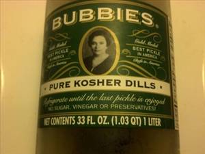 Bubbies Pure Kosher Dills