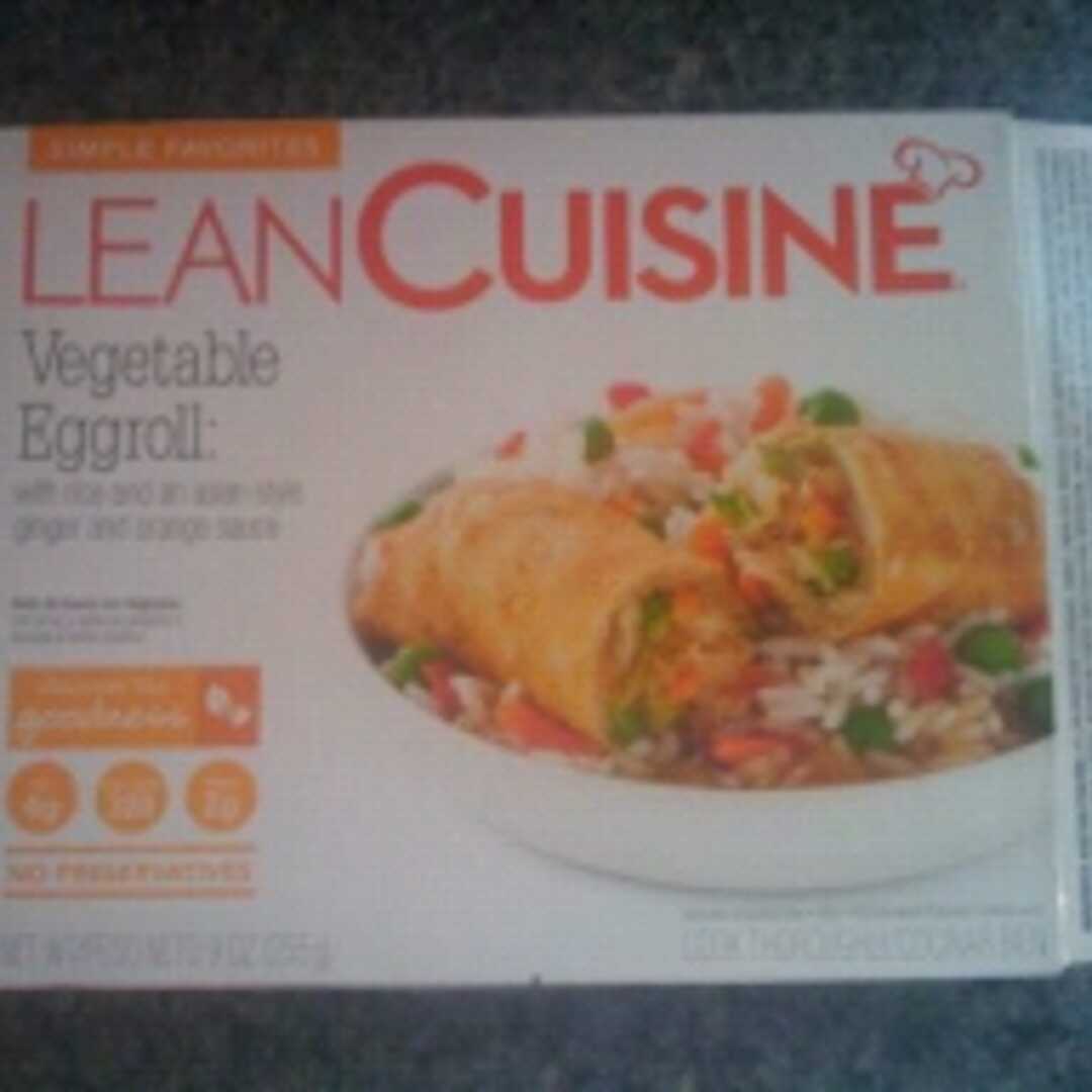 Lean Cuisine Vegetable Eggroll with Rice and Asian-style Ginger and Orange Sauce