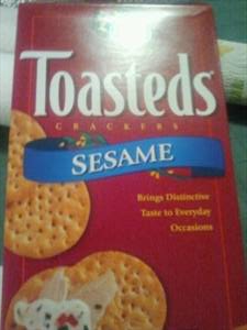 Keebler Toasteds Sesame Crackers