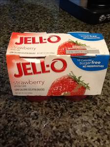 Jell-O Sugar Free Strawberry Gelatin