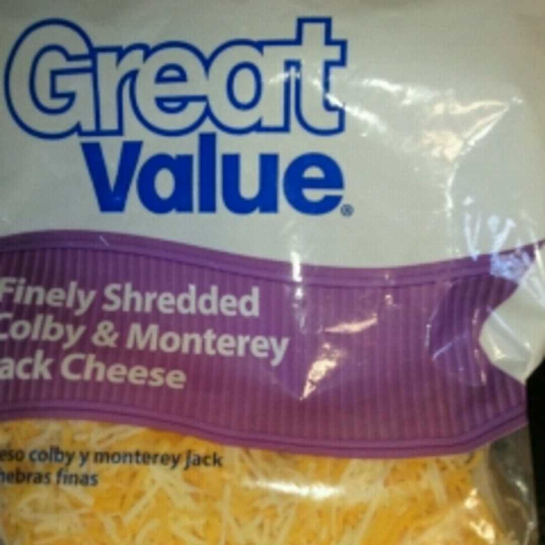 Great Value Finely Shredded Colby & Monterey Jack Cheese