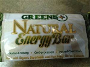 Greens Plus Natural Energy Bar