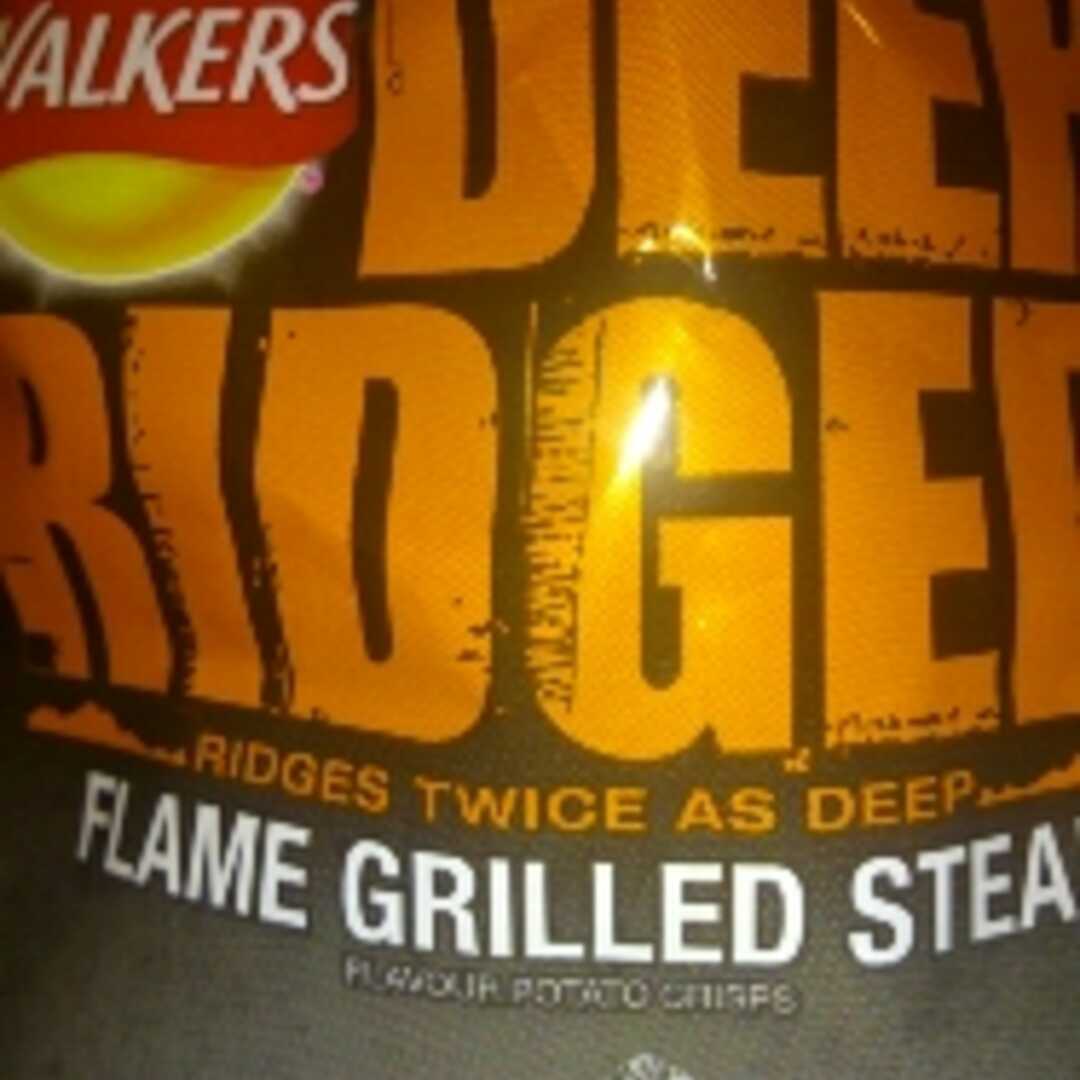Walkers Deep Ridged Flame Grilled Steak (Bag)