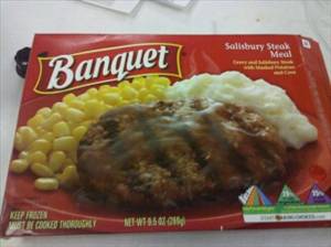 Banquet Salisbury Steak Meal with Corn & Mashed Potatoes