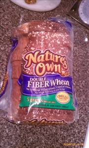 Nature's Own Double Fiber Wheat Bread (28g)