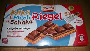 Biscotto Keks & Milch & Schoko Riegel