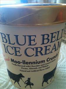 Blue Bell Moo-Llennium Crunch Ice Cream