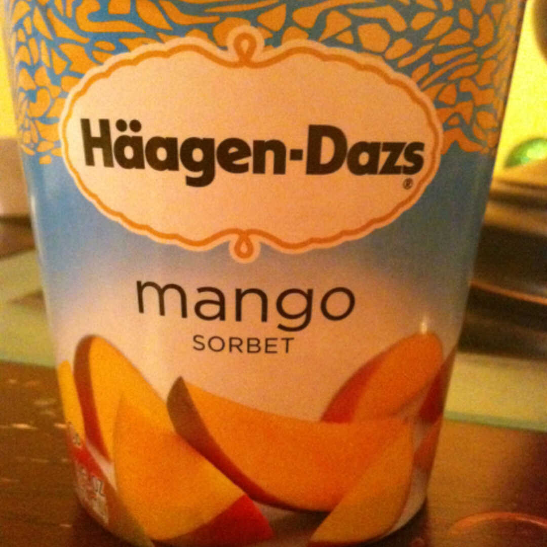 Haagen-Dazs Fat Free Mango Sorbet