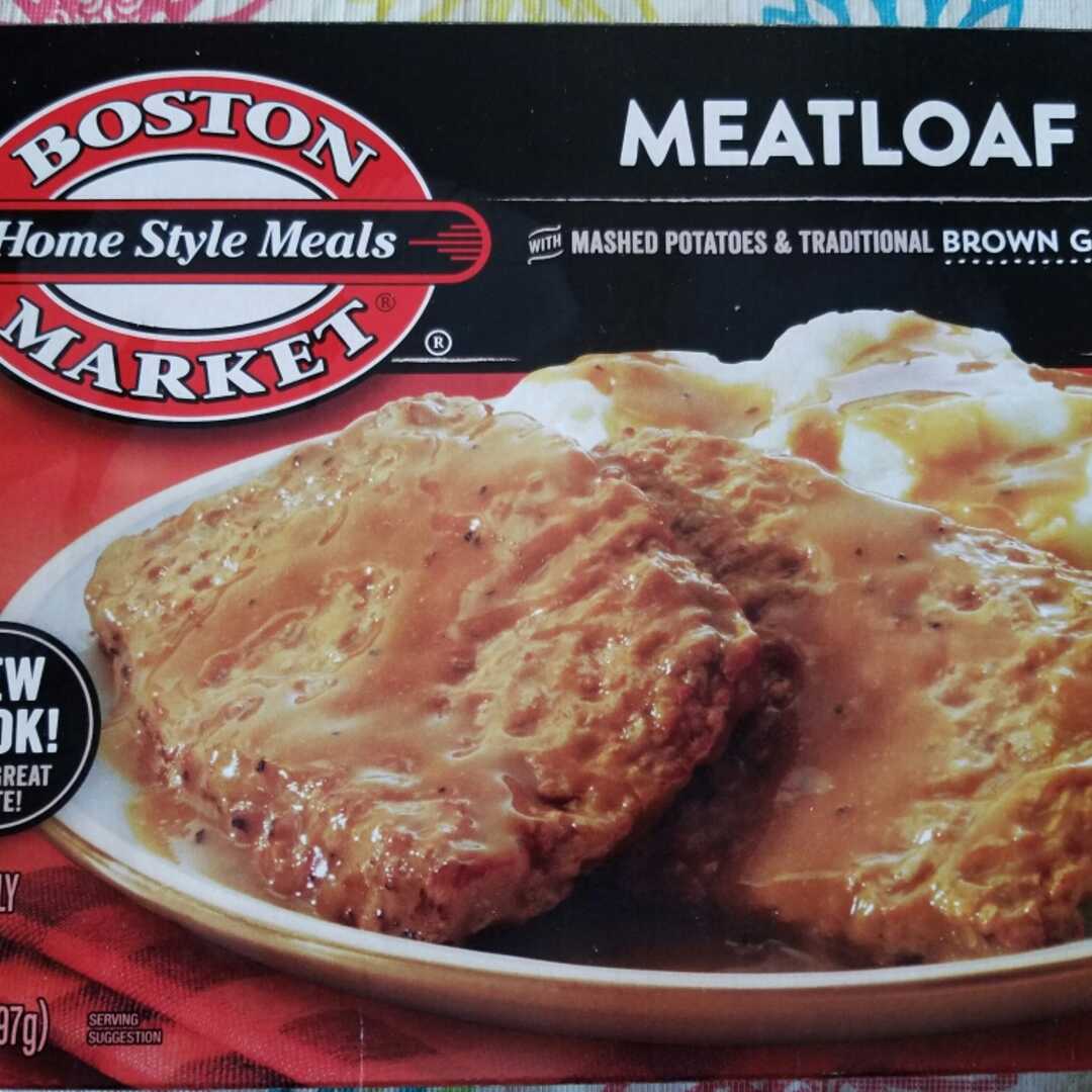 Boston Market Meatloaf with Mashed Potatoes & Traditional Brown Gravy