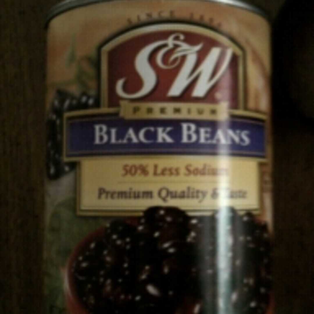 S&W Black Beans (50% less Sodium)