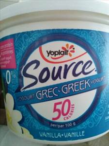 Yoplait Source Greek Yogurt - Vanilla