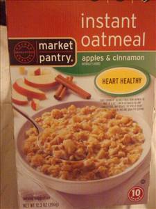 Market Pantry Apples & Cinnamon Instant Oatmeal