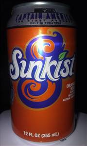 Sunkist Orange Soda (Can)