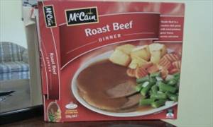McCain Roast Beef Dinner