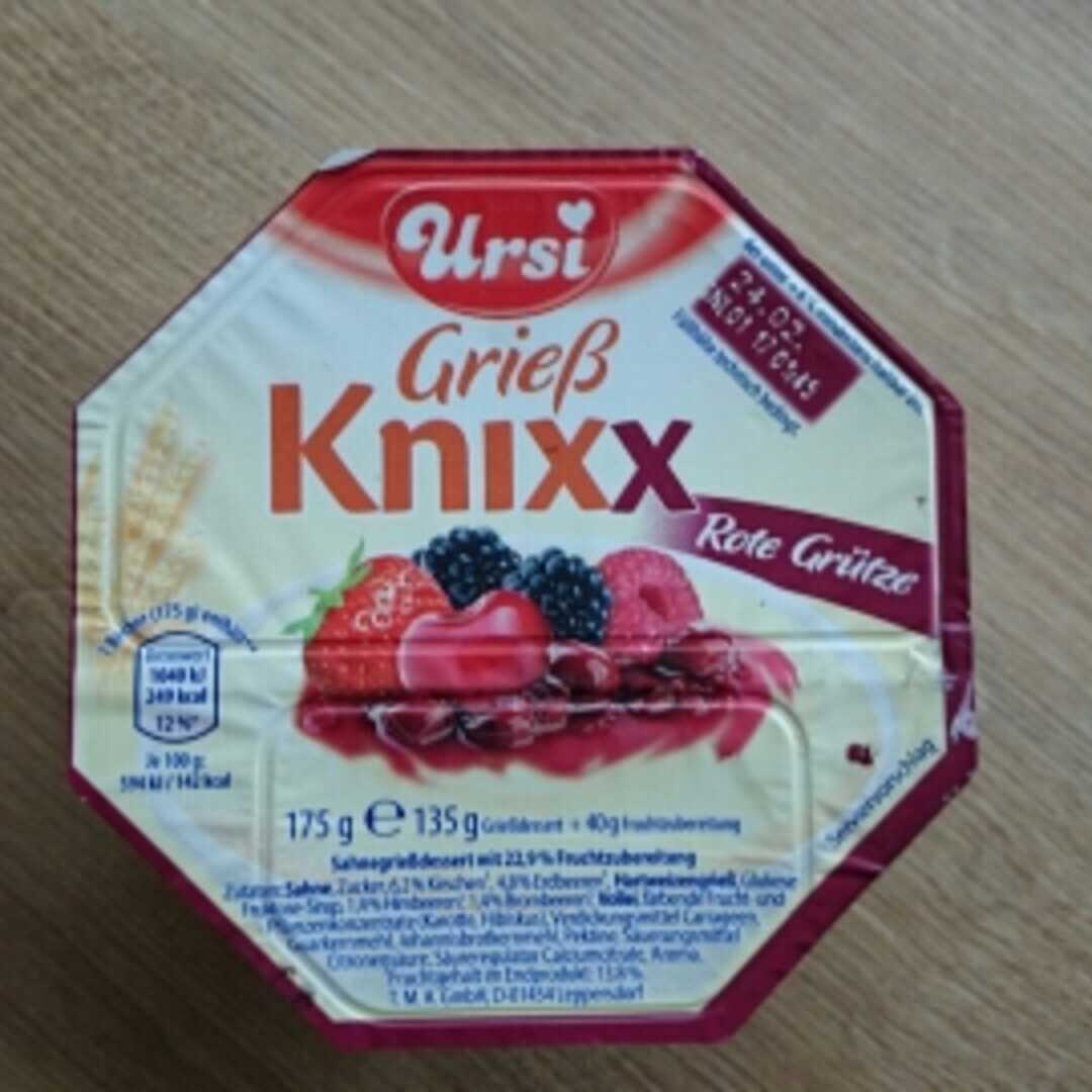 Knixx Grieß-Dessert Rote Grütze