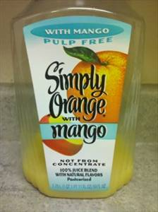 Simply Orange Orange Juice with Mango (Pulp Free)