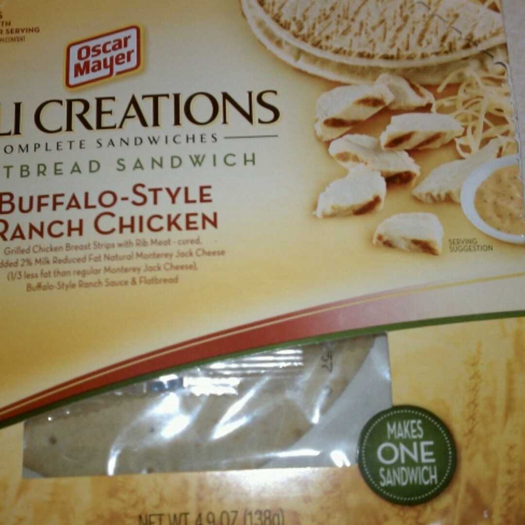 Oscar Mayer Deli Creations Buffalo Ranch Flatbread Sandwich