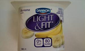 Dannon Light & Fit Yogurt - Banana (170g)