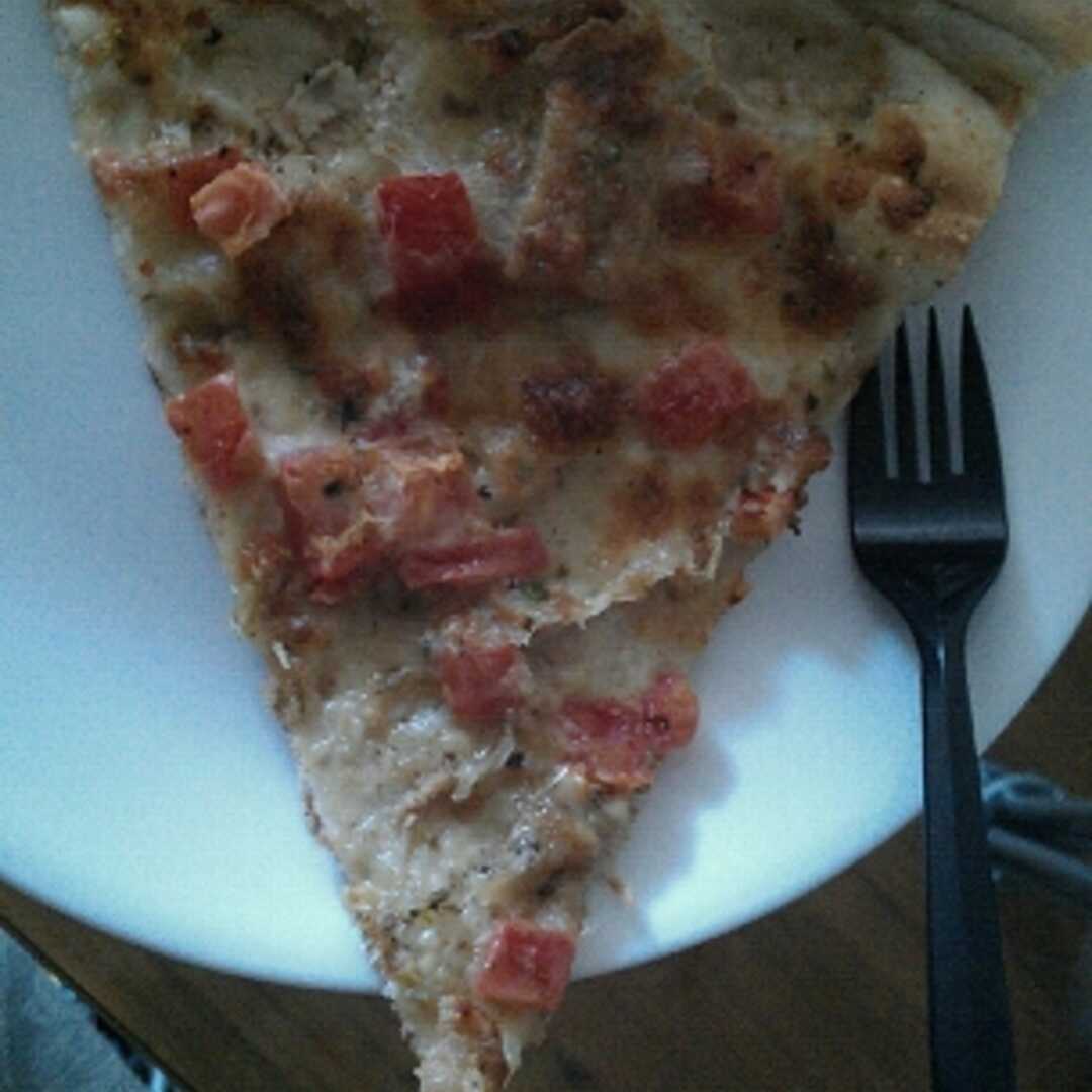 Pizza with Meat and Fruit