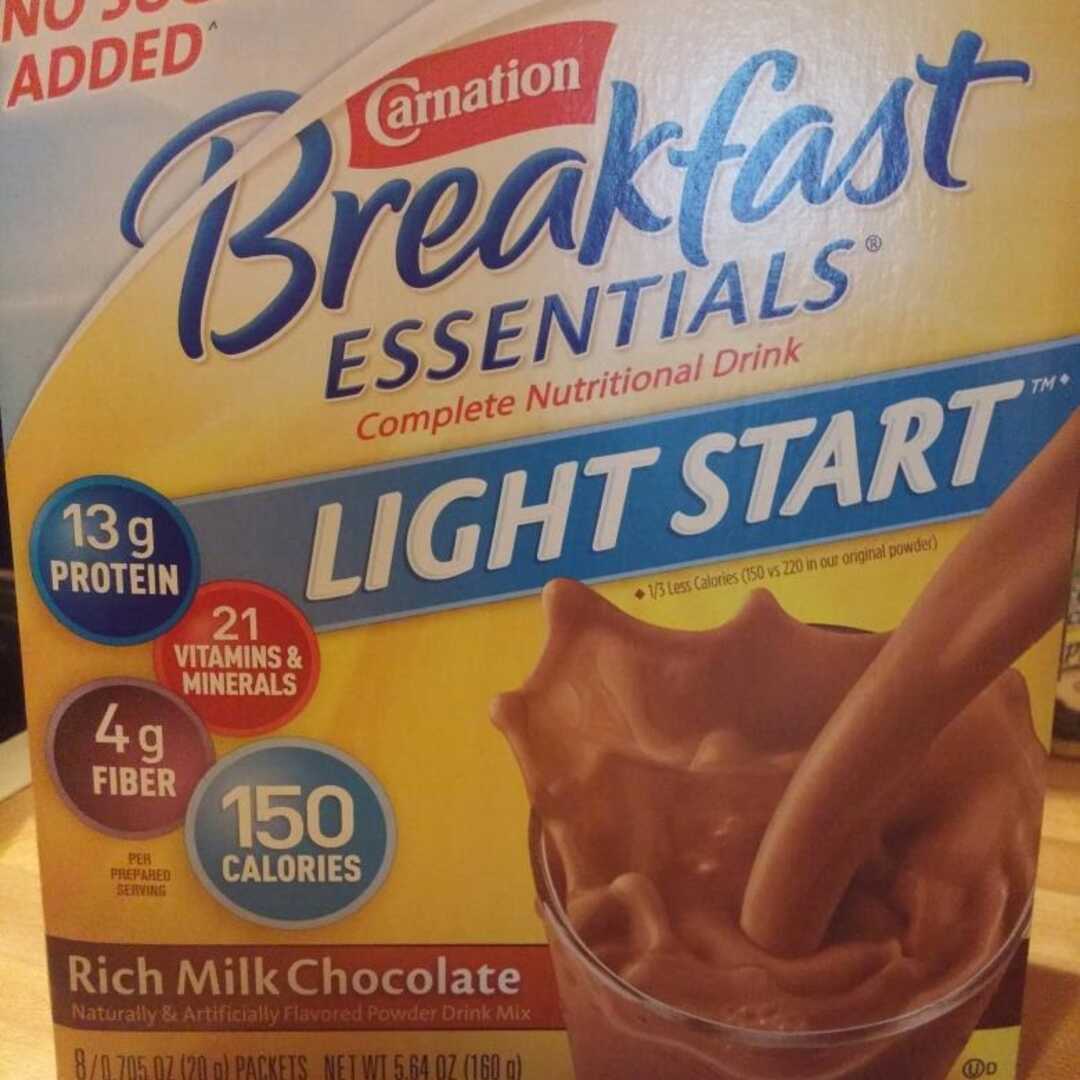 Carnation Instant Breakfast Essentials No Sugar Added - Rich Milk Chocolate