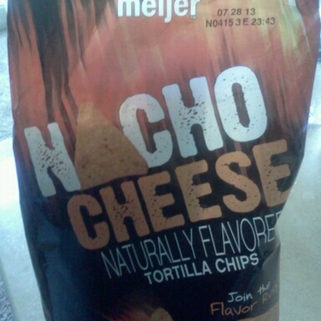 Meijer Nacho Cheese Tortilla Chips