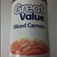 Great Value Sliced Carrots