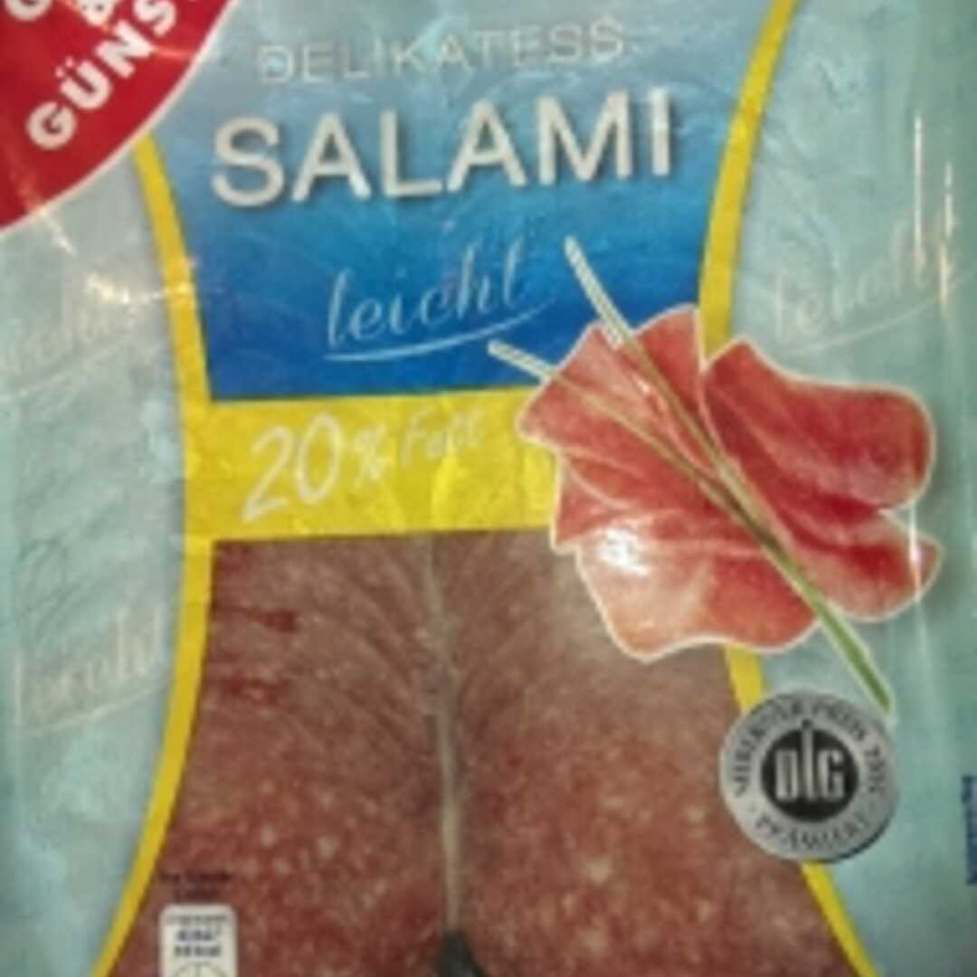 Gut & Günstig Delikatess Salami Leicht