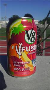 V8 V-Fusion Strawberry Banana Juice (Bottle)