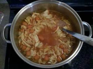 Chicken or Turkey Vegetable Stew Type Soup