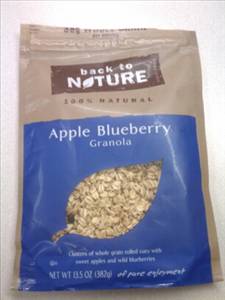 Back to Nature Organic Apple Blueberry Granola Cereal