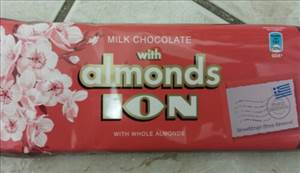 ION Milk Chocolate with Whole Almonds