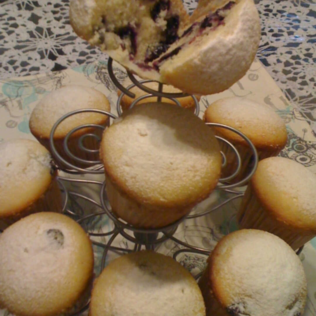 Cupcakes com Cobertura Glacé (Baixo Teor de Gordura)