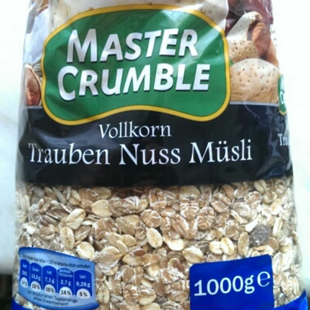 Master Crumble Trauben Nuss Müsli