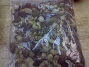 Dry Roasted Mixed Nuts (with Peanuts, with Salt Added)